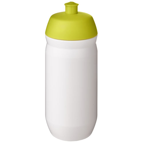 Bouteille de sport publicitaire 500 ml HydroFlex™ Citron vert et Blanc